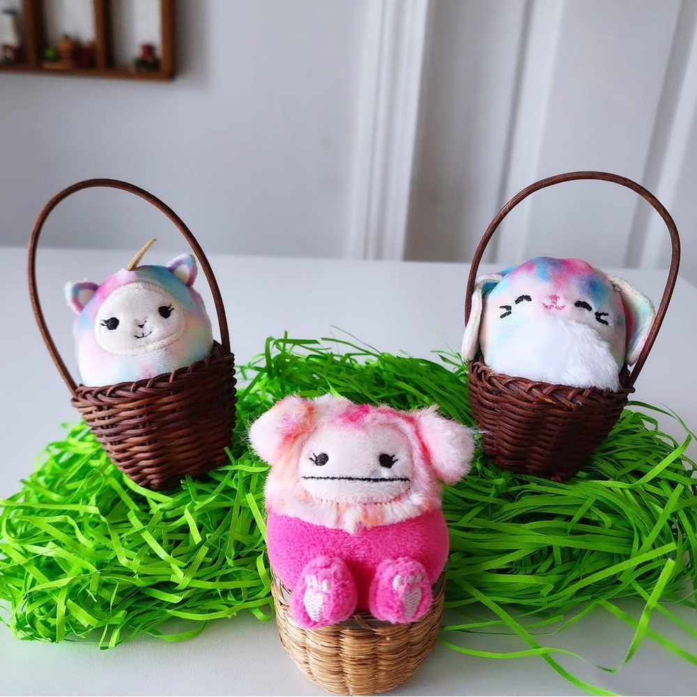 Hailey the Pink BIG FOOT SQUISHVILLE by Squishmallows 3” NWOT 💕🌸💐 - Picture 15 of 16